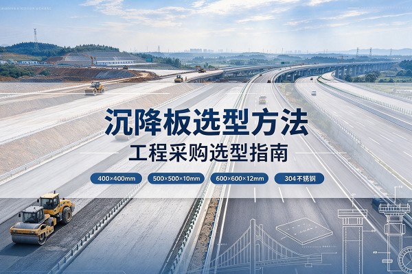 大悟沉降板选择方法