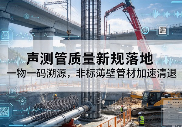 大悟声测管质量新规落地，一物一码溯源，非标薄壁管材加速清退